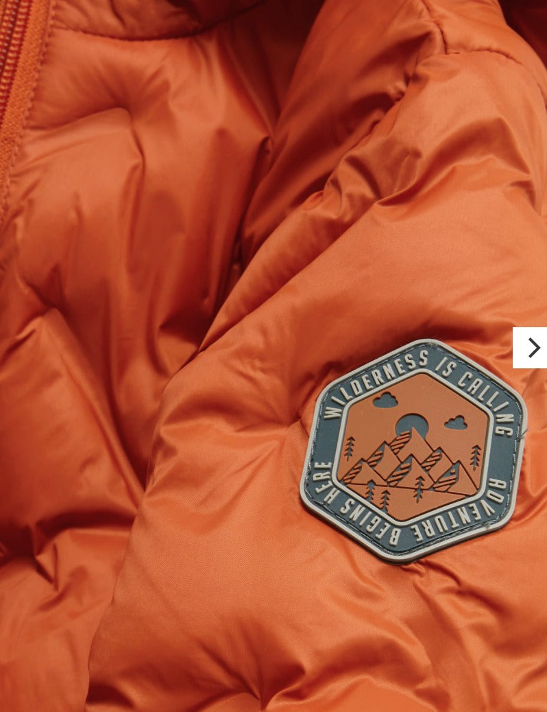 Unisex Orange Heat Sealed Jacket