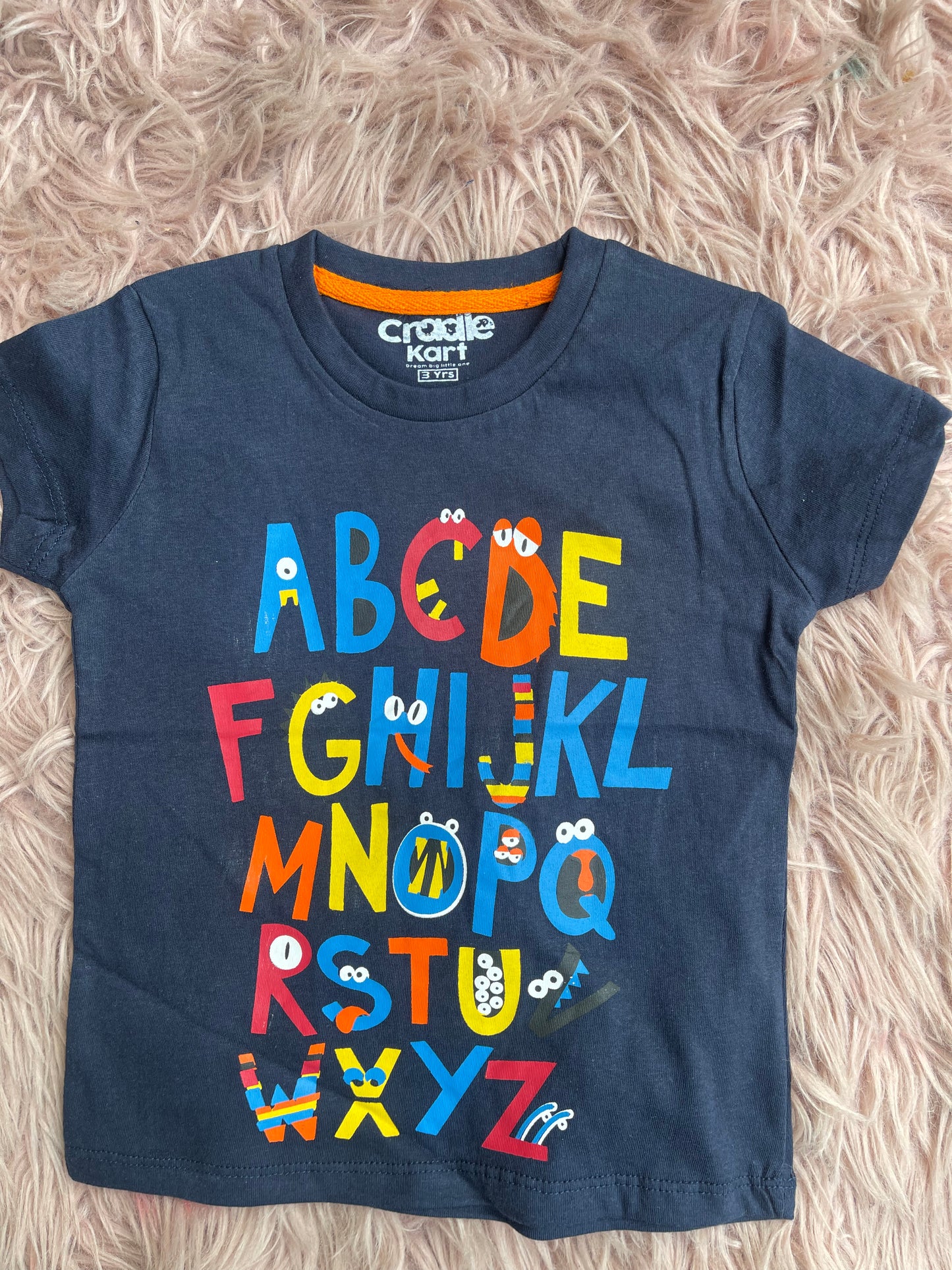 UNISEX ALPHABETS T-SHIRT