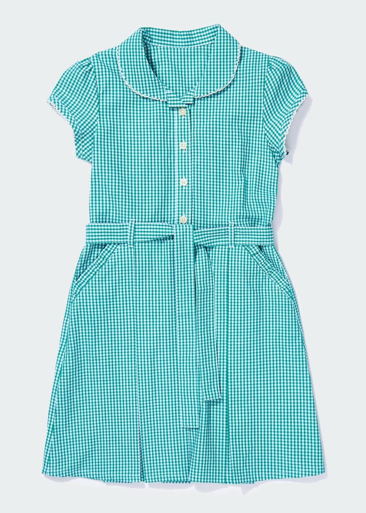 Green Gingham dress