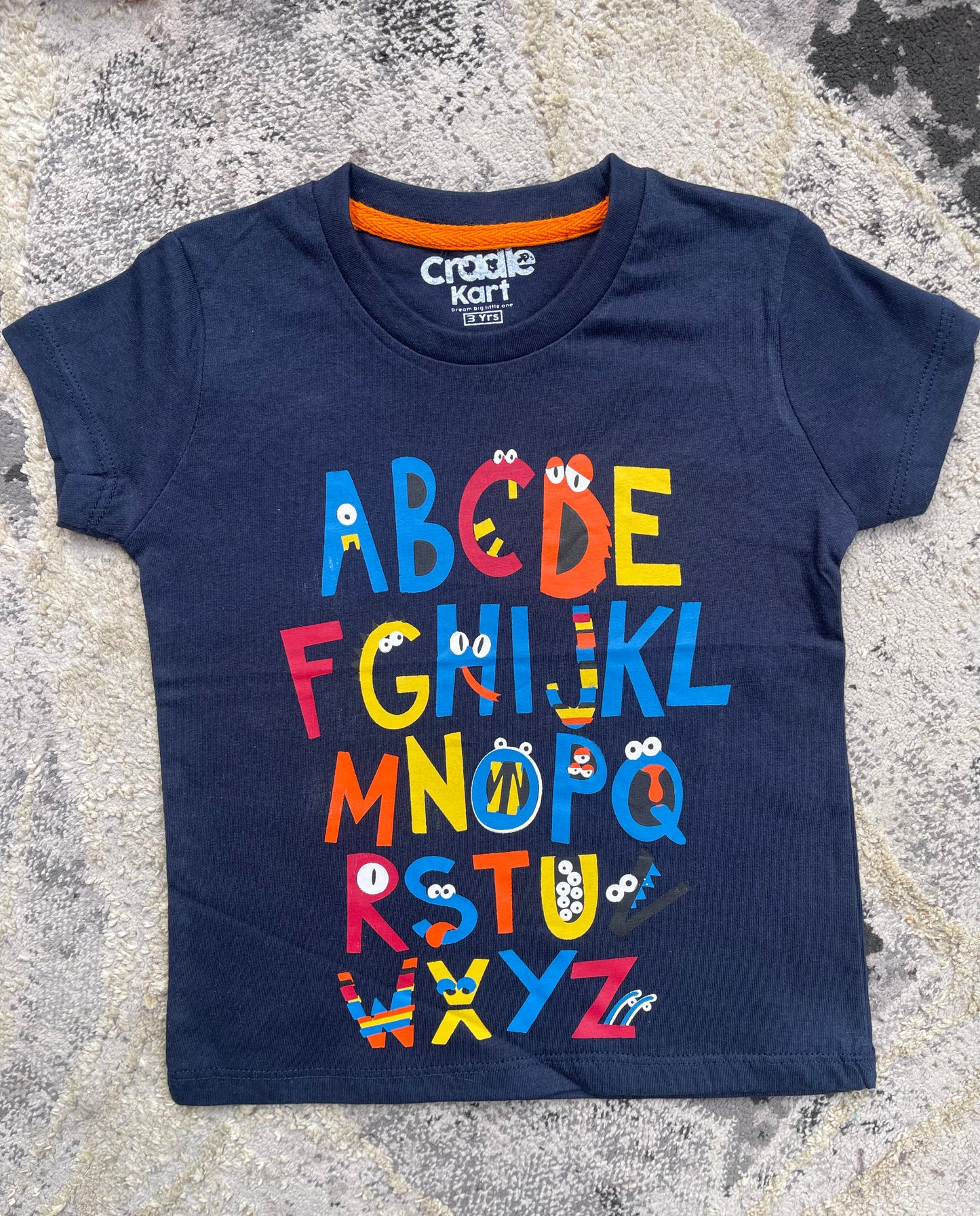 UNISEX ALPHABETS T-SHIRT