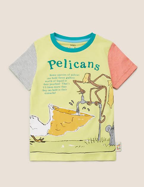 Roald Dahl™ & NHM™ Pelican T-Shirt