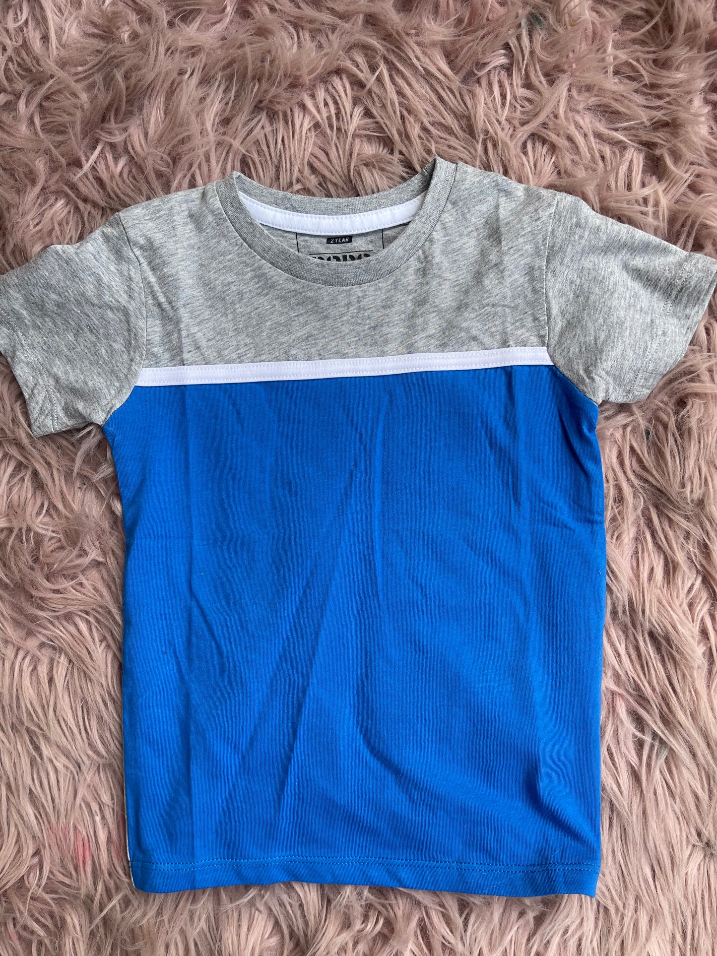Grey & Blue T-Shirt