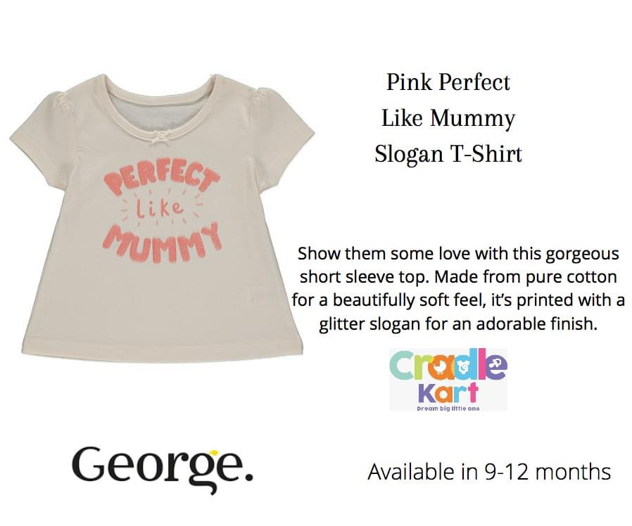 Peach Perfect like Mummy Tee